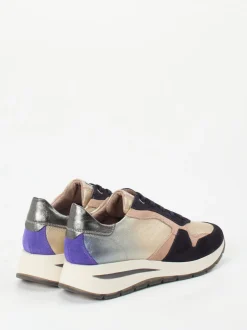 DL Sport – Fashion-Sneaker aus Metallicleder multicolor