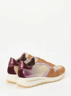 DL Sport – Sneaker aus Metallicleder in Multicolor