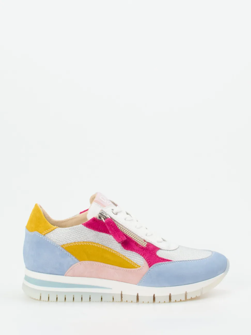 DL Sport – Sneaker aus Nubukleder und Mesh multi