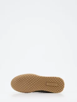 DL Sport – Sneaker aus Veloursleder und Bouclé-Textil