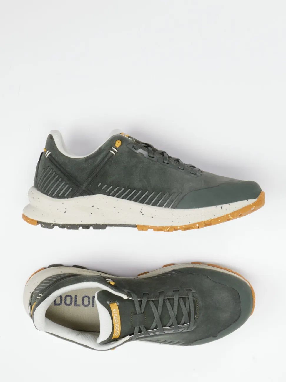 Dolomite 1897 – Outdoor-Sneaker aus Fettleder olivgrün