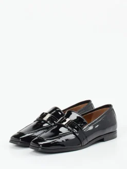 Donna Carolina – Loafer aus Lackleder schwarz