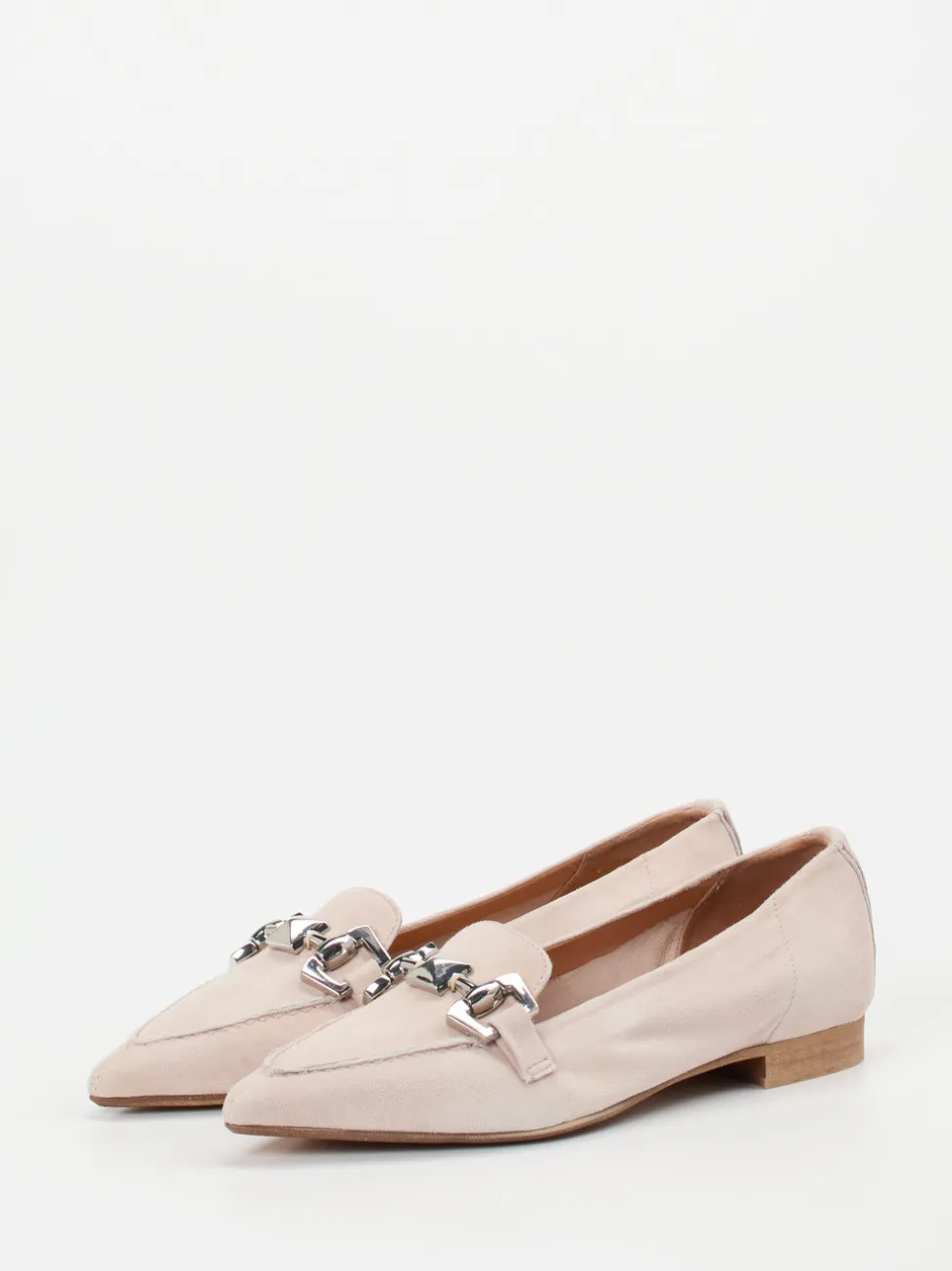 Donna Carolina – Loafer aus Veloursleder in Rosa
