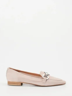 Donna Carolina – Loafer aus Veloursleder in Rosa