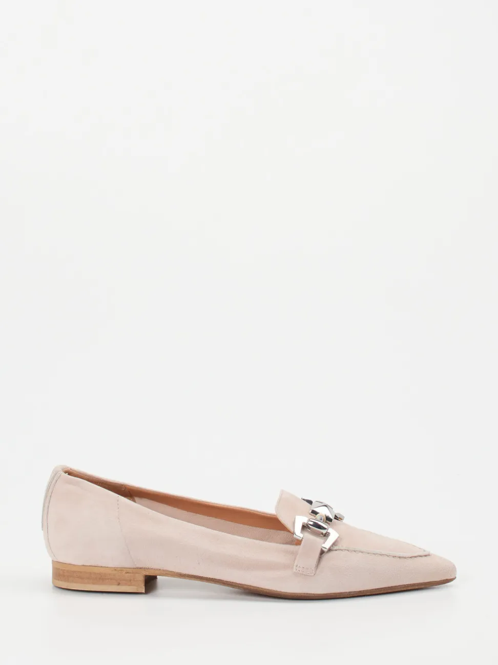 Donna Carolina – Loafer aus Veloursleder in Rosa
