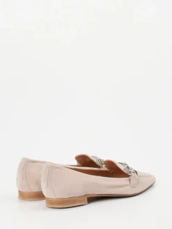 Donna Carolina – Loafer aus Veloursleder in Rosa