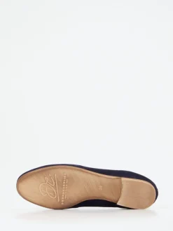 Donna Carolina – Loafer aus Veloursleder Dunkelblau