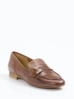 Donna Carolina – Loafer aus Kalbleder in Braun