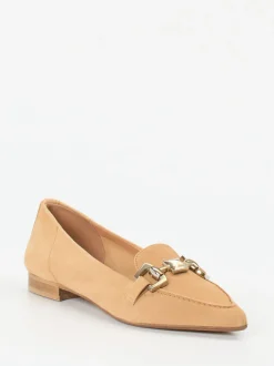 Donna Carolina – Loafer aus Veloursleder Camel