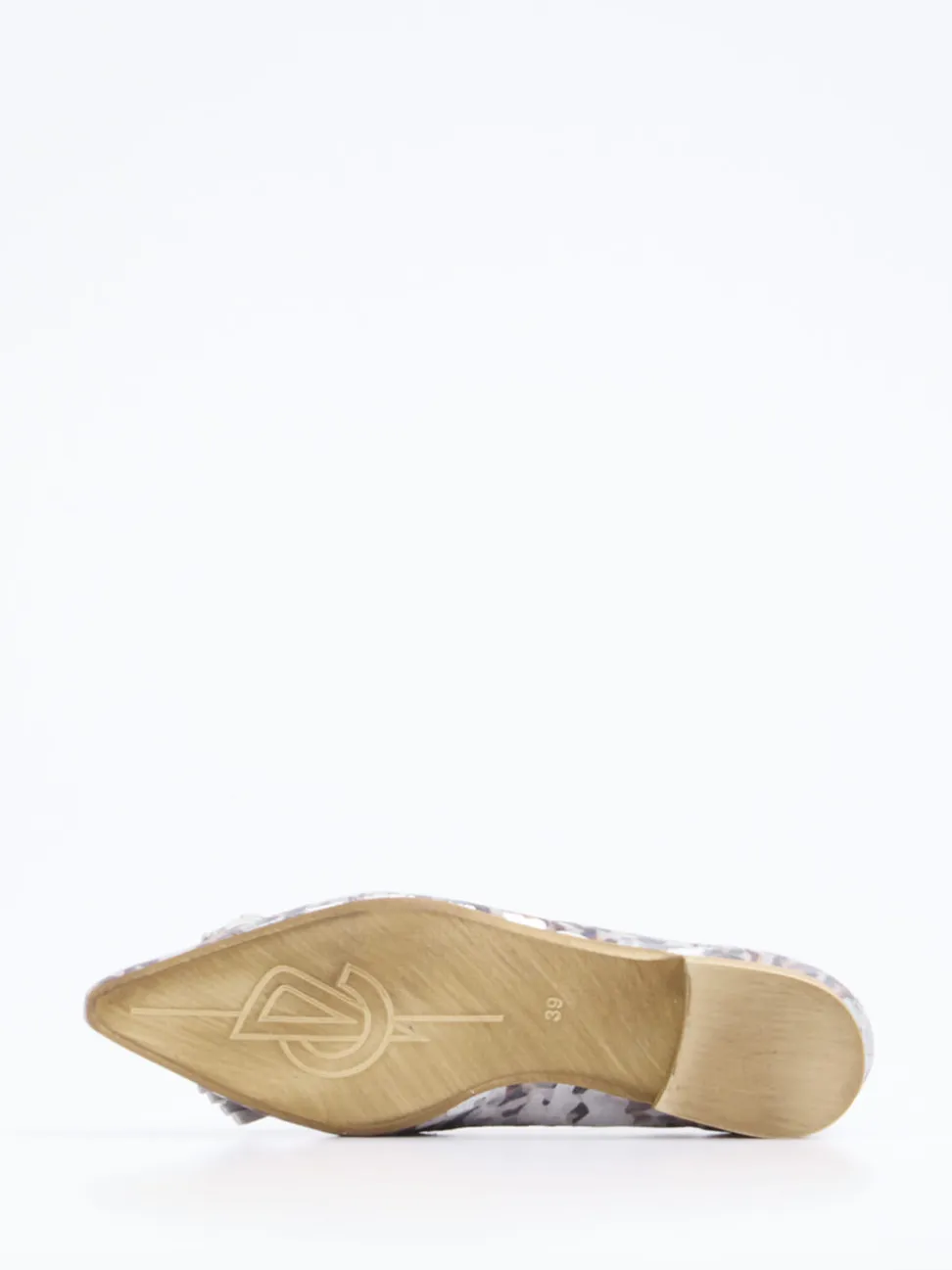 Donna Carolina – Loafer aus Metallicleder silber