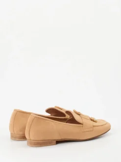 Donna Carolina – Loafer aus Veloursleder in Beige