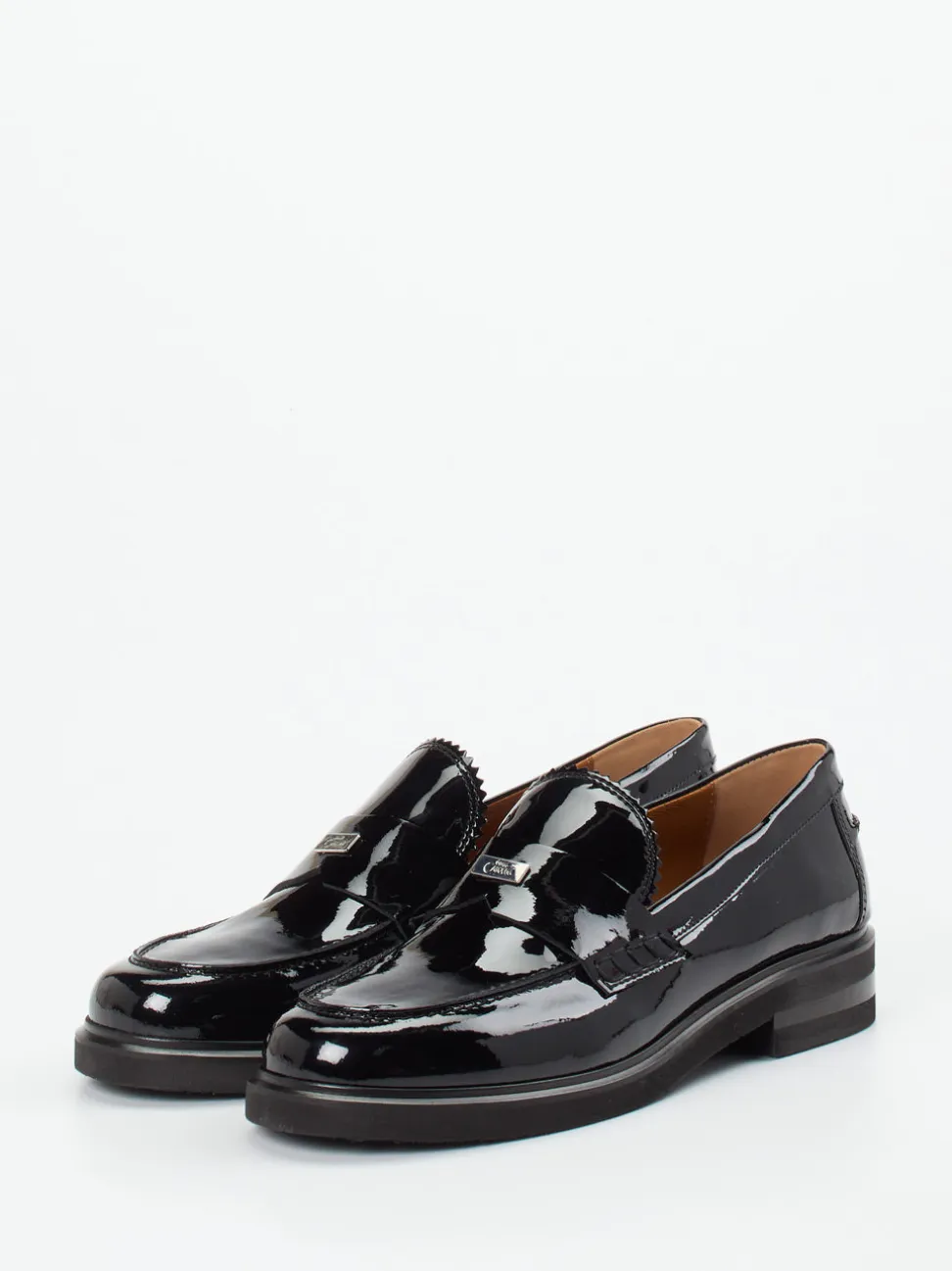 Donna Carolina – Loafer aus Lackleder schwarz