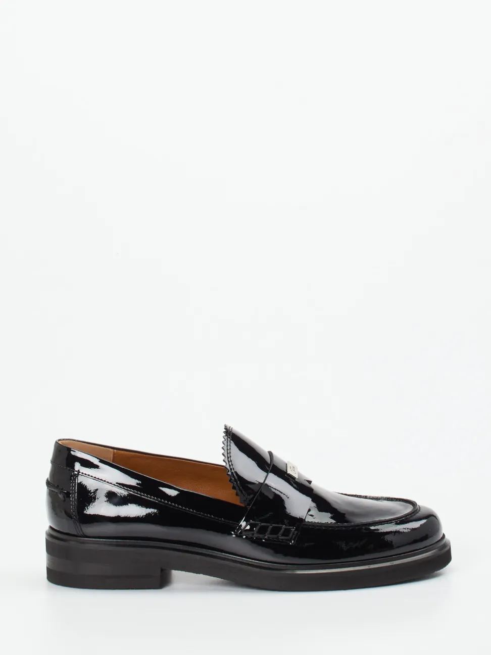 Donna Carolina – Loafer aus Lackleder schwarz