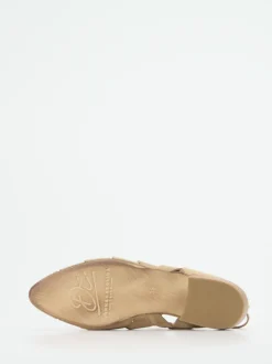 Donna Carolina – Slingbacks aus Kalbleder in Braun