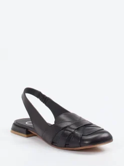 Donna Carolina – Slingpumps aus Kalbleder schwarz