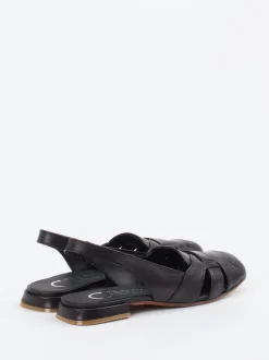 Donna Carolina – Slingpumps aus Kalbleder schwarz