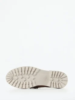 Donna Carolina – Slipper aus Nubukleder in Braun
