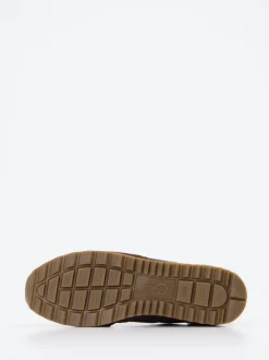 Donna Carolina – Sneaker aus Veloursleder Dunkelbraun