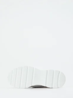 Donna Carolina – Sneaker aus Kalbleder und Mesh Beige