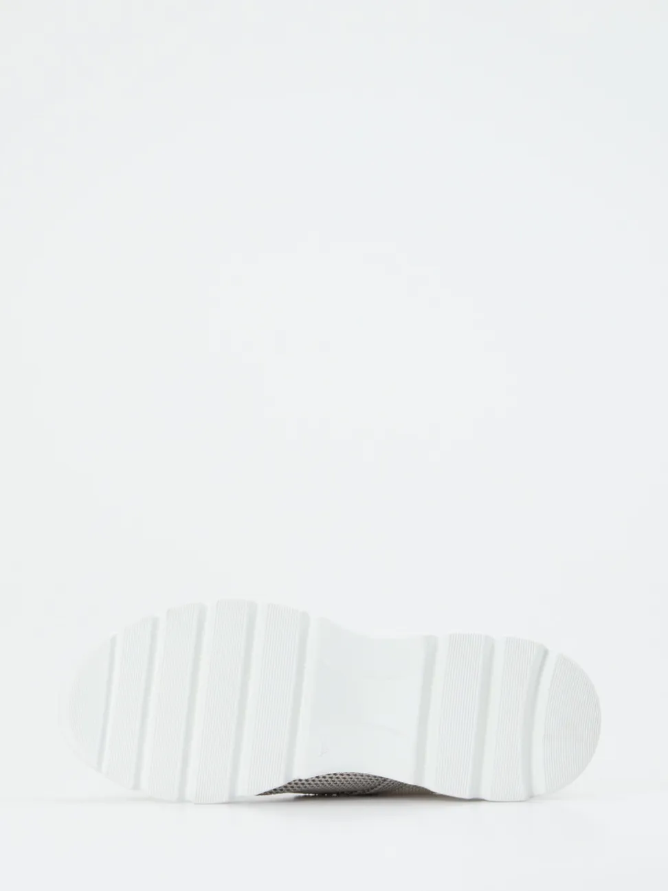 Donna Carolina – Sneaker aus Kalbleder und Mesh Beige