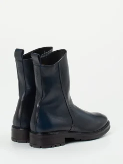 Donna Carolina – Stiefeletten aus Kalbleder Tintenblau