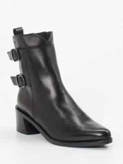 Donna Carolina – Stiefeletten aus Kalbleder Schwarz