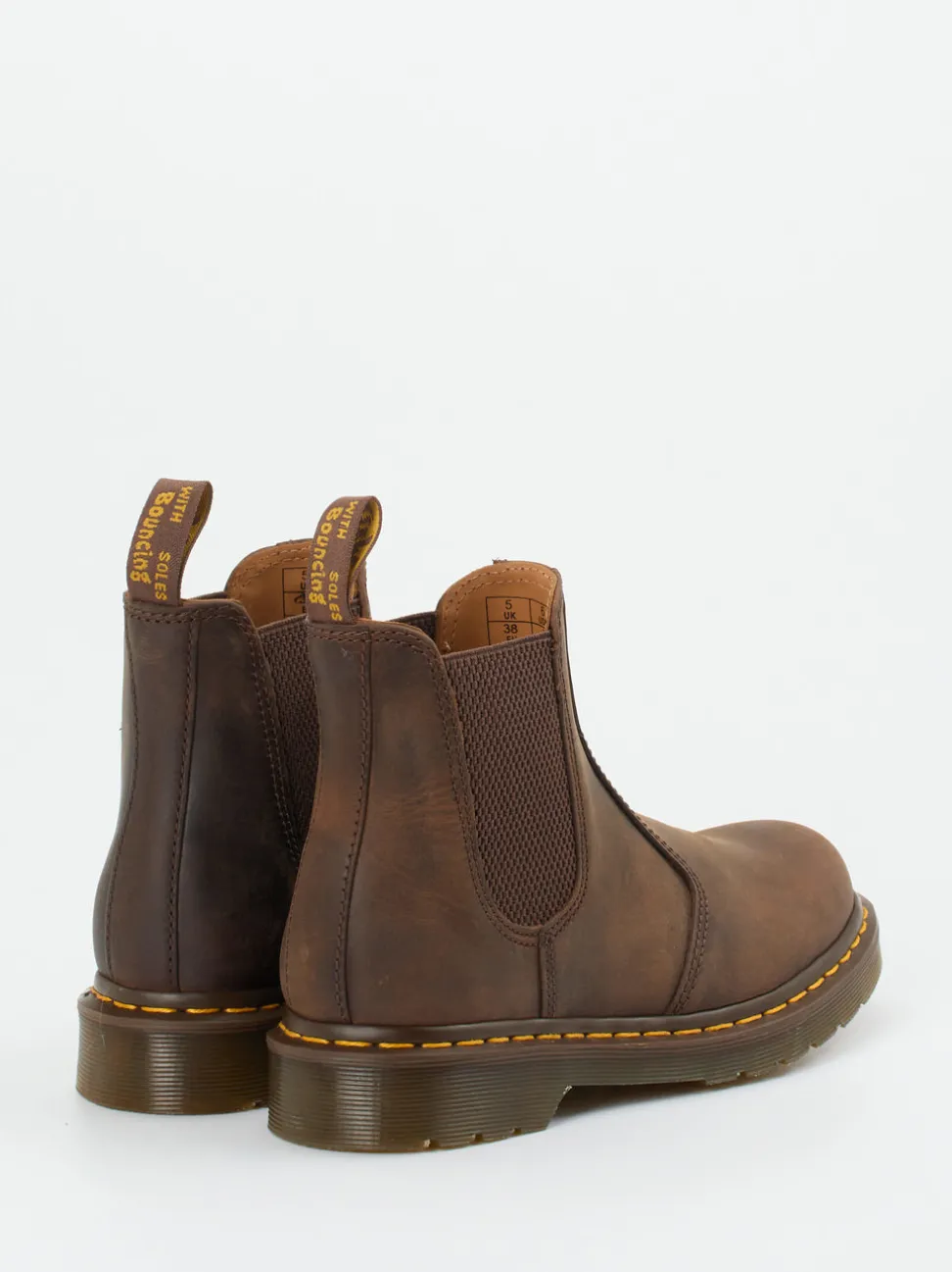 Dr. Martens – Chelsea Boots aus Fettleder braun
