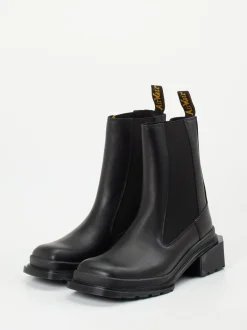 Dr. Martens – Chelsea Boots aus Kalbleder Schwarz