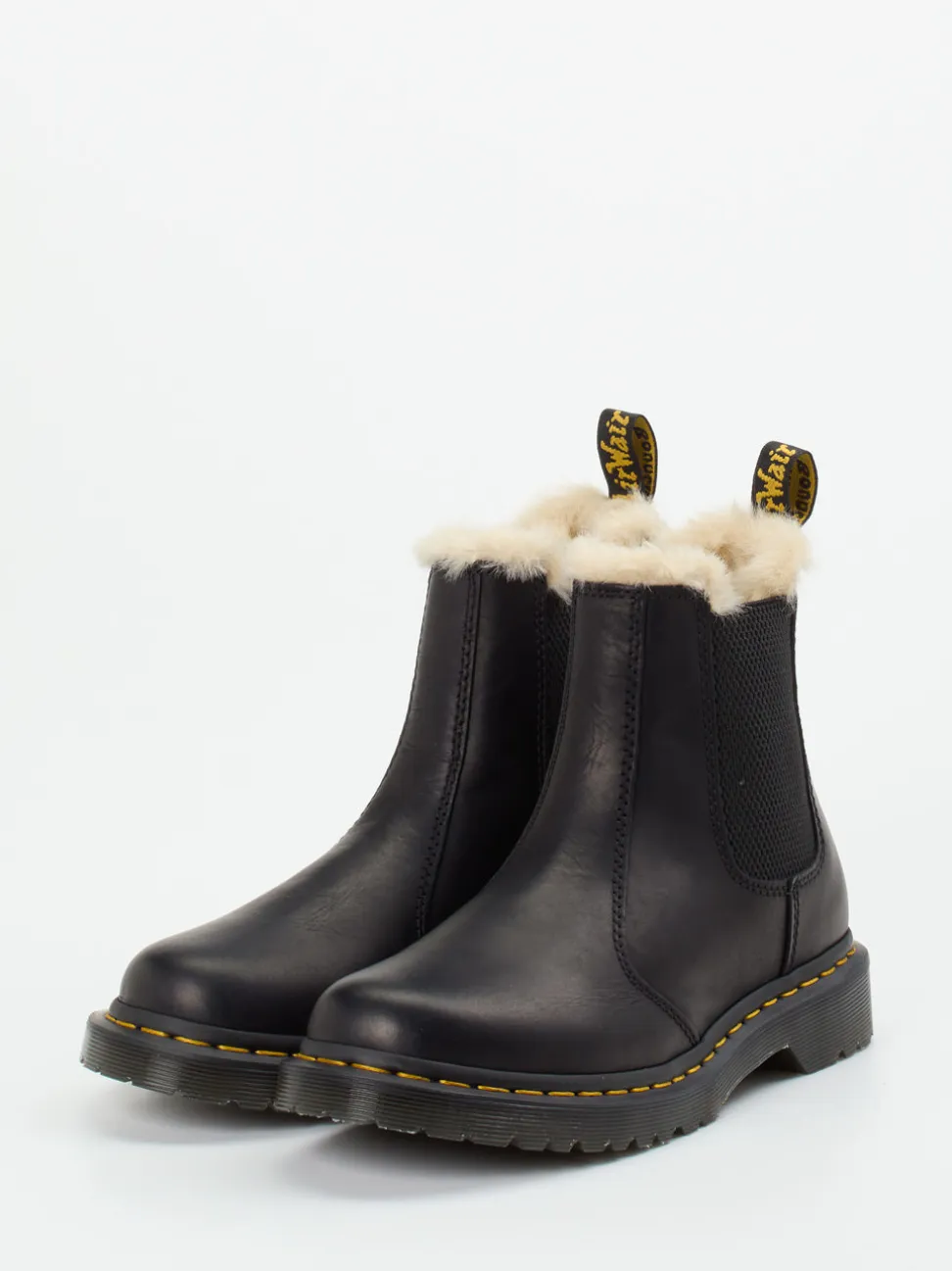 Dr. Martens – Chelsea Boots aus Fettleder schwarz