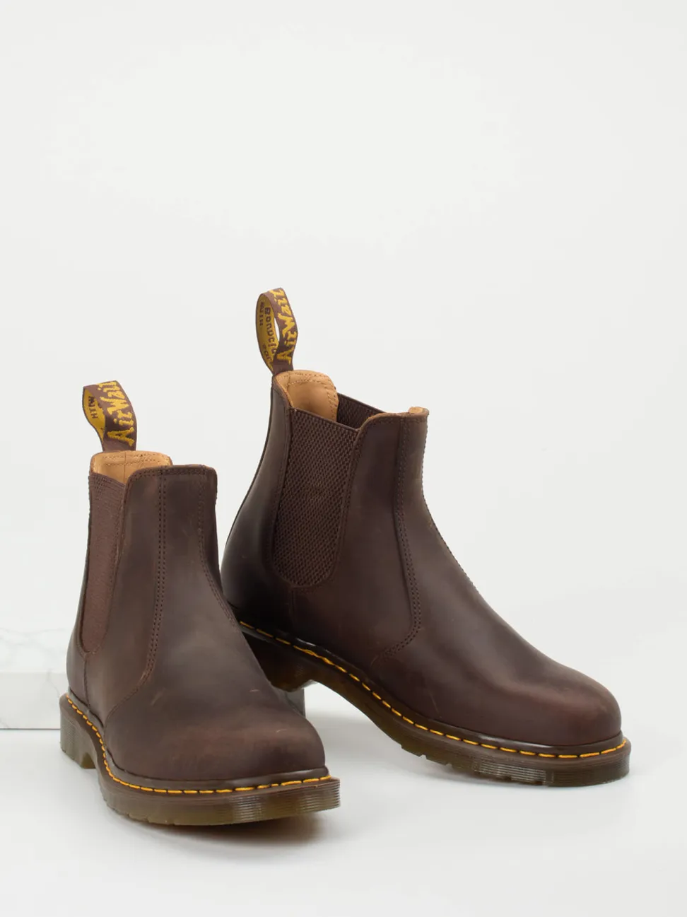 Dr. Martens – Chelsea Boots aus Fettleder dunkelbraun