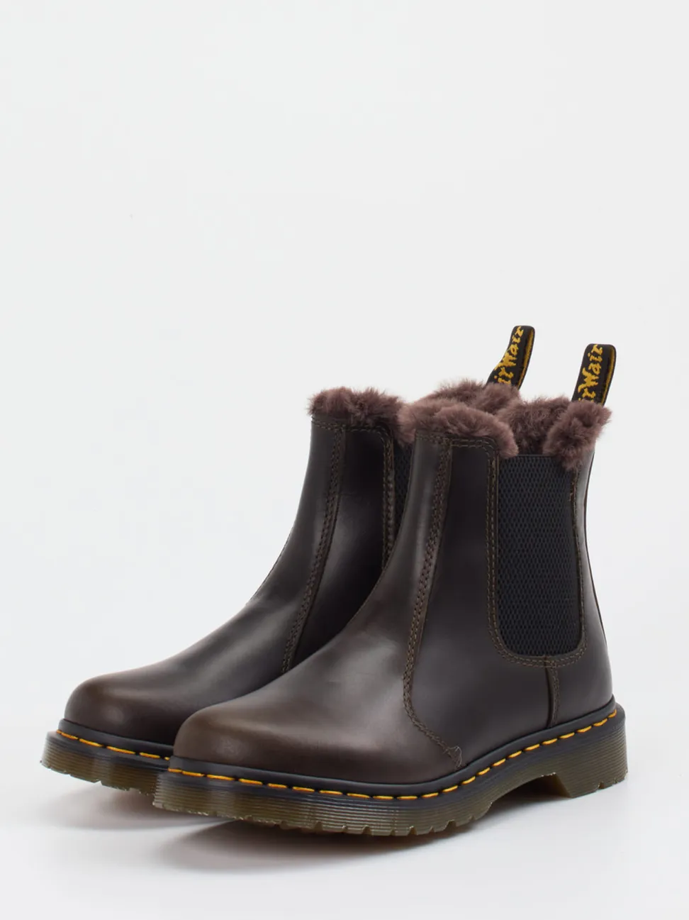 Dr. Martens – Chelsea Boots aus Kalbleder dunkelbraun