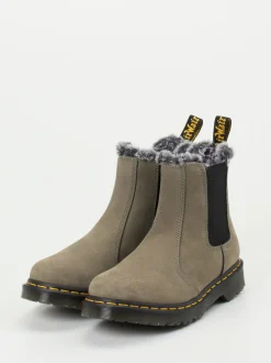 Dr. Martens – Chelsea Boots aus Nubukleder grau