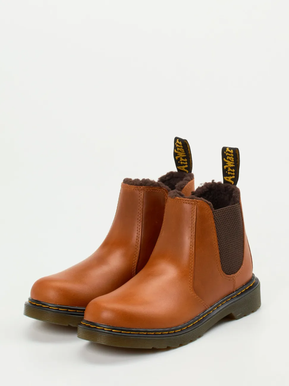 Dr. Martens – Chelsea Boots aus Kalbleder cognacbraun