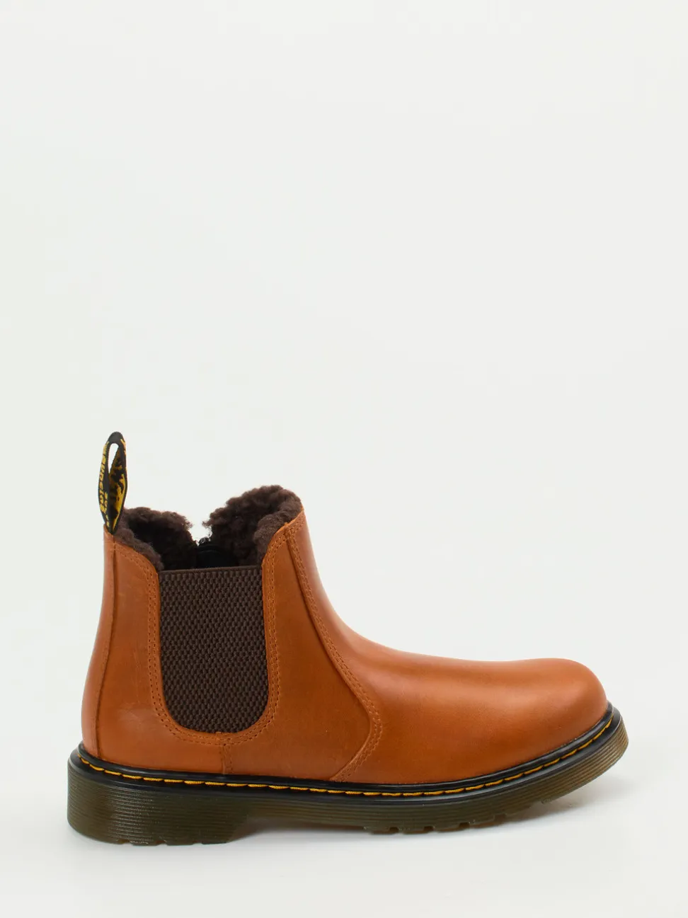 Dr. Martens – Chelsea Boots aus Kalbleder cognacbraun