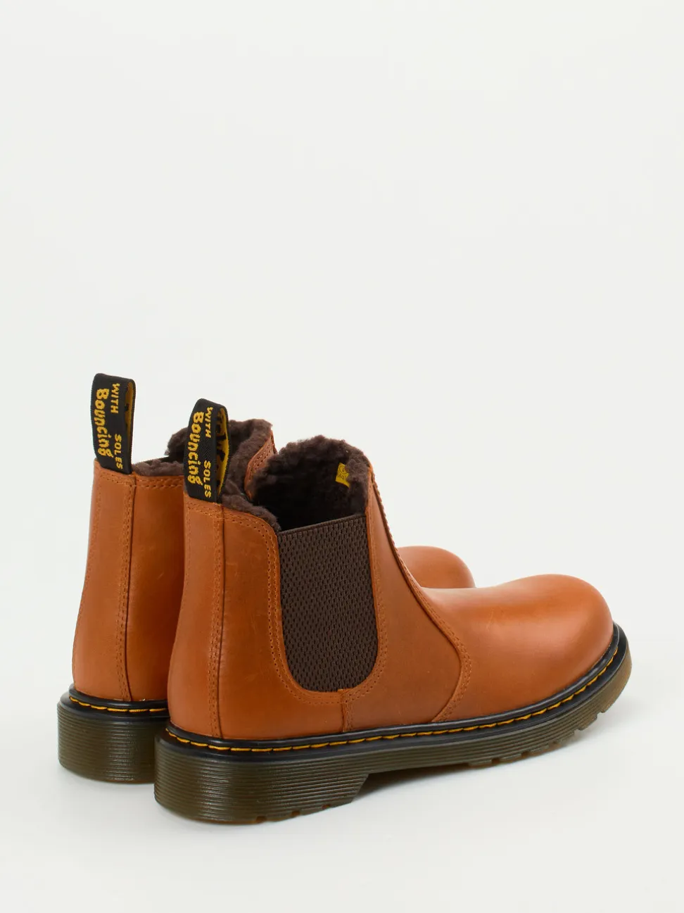 Dr. Martens – Chelsea Boots aus Kalbleder cognacbraun