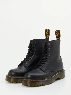 Dr. Martens – Combat Boots aus Kalbleder Schwarz