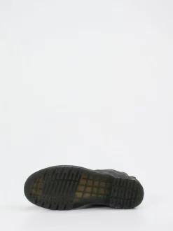 Dr. Martens – Combat Boots aus Kalbleder tiefschwarz