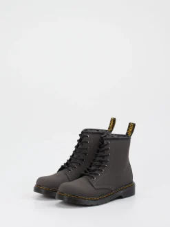 Dr. Martens – Combat Boots aus Synthetik anthrazit
