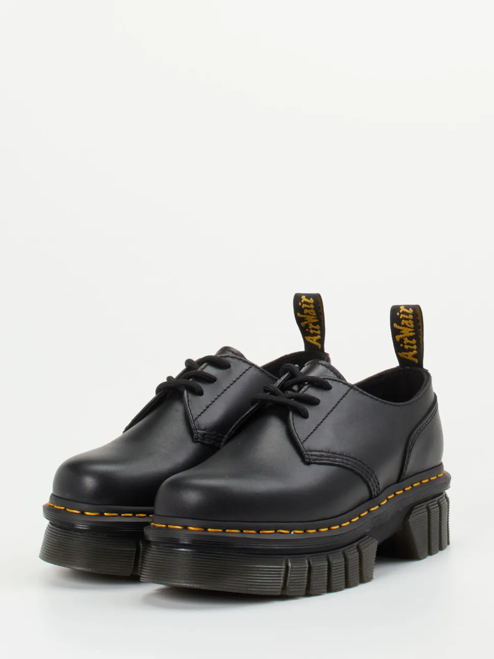 Dr. Martens – Derby-Schnürschuh aus Kalbleder Schwarz