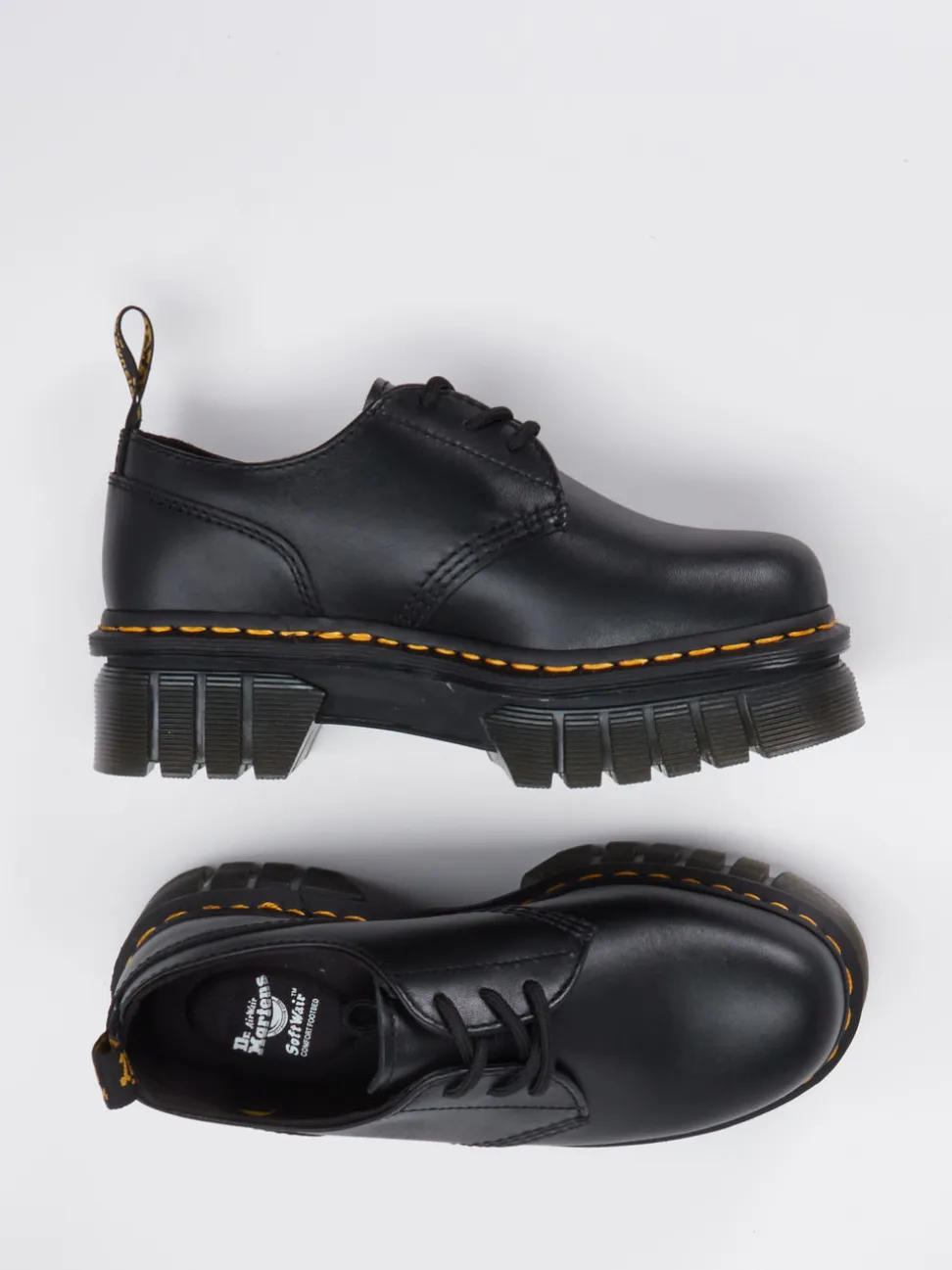 Dr. Martens – Derby-Schnürschuh aus Kalbleder Schwarz