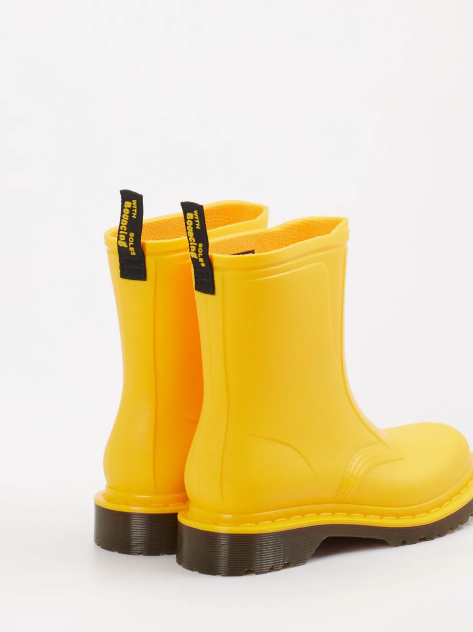 Dr. Martens – Gummistiefeletten aus Gummi gelb