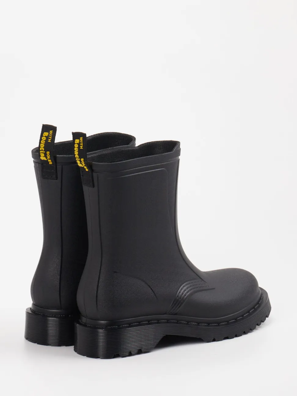 Dr. Martens – Gummistiefeletten aus Gummi Schwarz