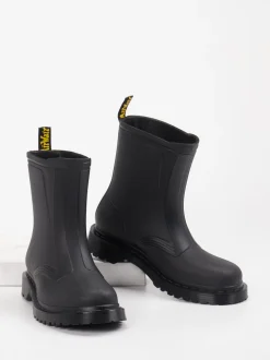 Dr. Martens – Gummistiefeletten aus Gummi Schwarz