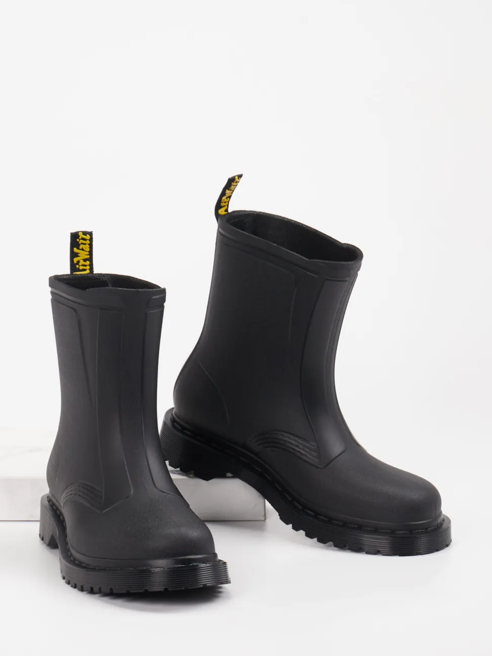 Dr. Martens – Gummistiefeletten aus Gummi Schwarz