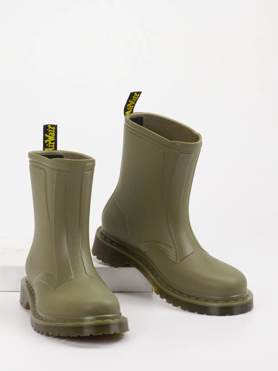 Dr. Martens – Regenboots aus Gummi Olivgrün