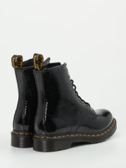 Dr. Martens – Schnürboots aus Lackleder Schwarz