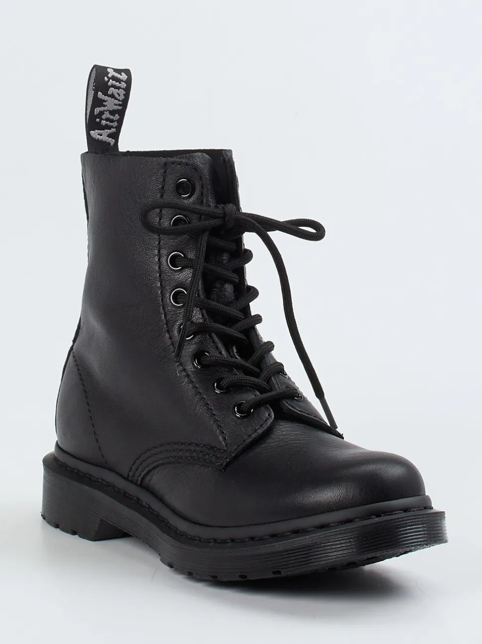 Dr. Martens – Schnürboots aus Kalbleder schwarz