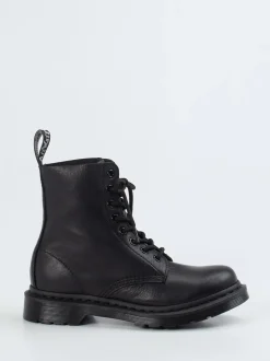 Dr. Martens – Schnürboots aus Kalbleder schwarz