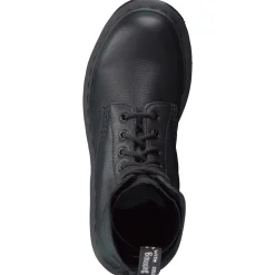 Dr. Martens – Schnürboots aus Kalbleder schwarz