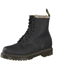 Dr. Martens – Schnürboots aus Kalbleder schwarz